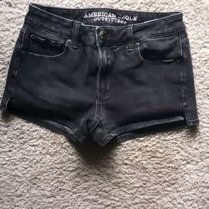 Black AE jean shorts